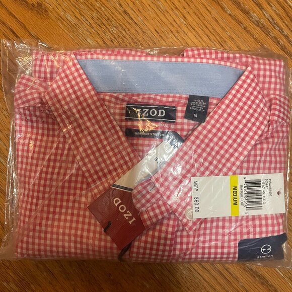 IZOD Button Down Casual Shirt - Picture 1 of 3